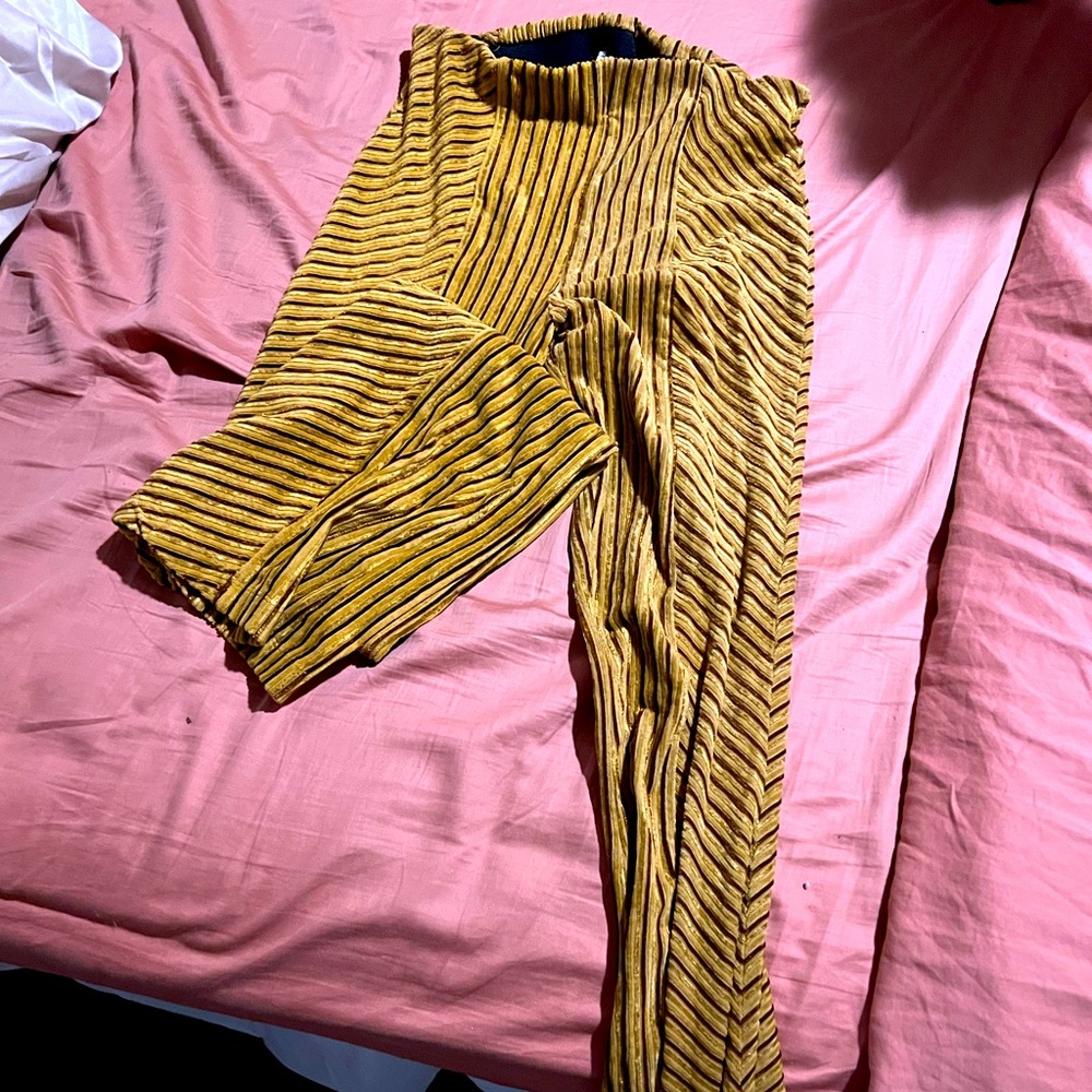 Slim Pull-On Velvet Flare Pant Free People